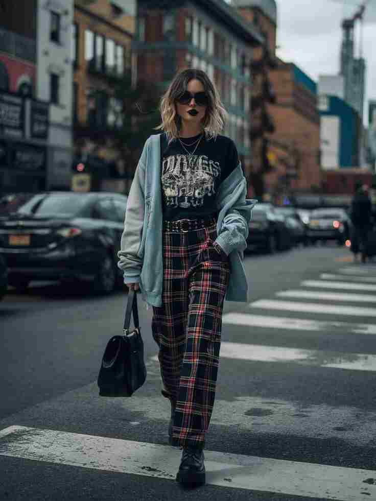 grunge look
