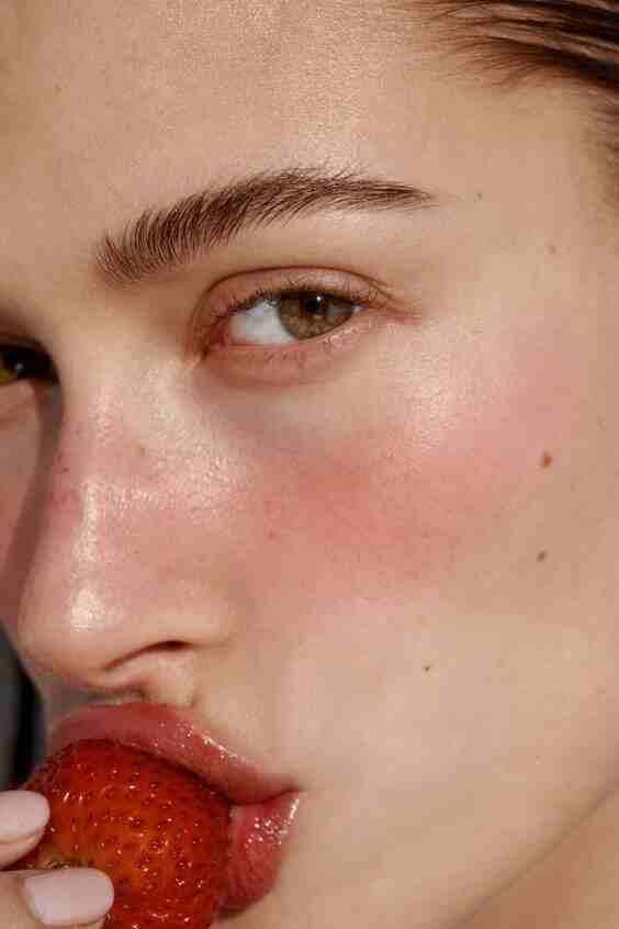 blush and highlighter